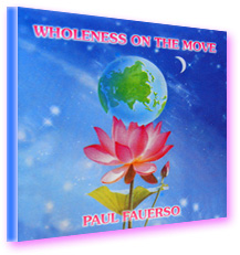 Wholeness on the Move—the earth sitting in a lotus floating in space