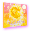 CD cover—Golden Earth floating in space